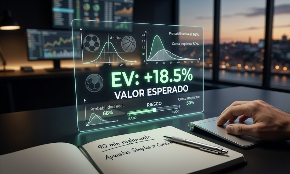 El concepto del valor esperado (EV) en el análisis deportivo